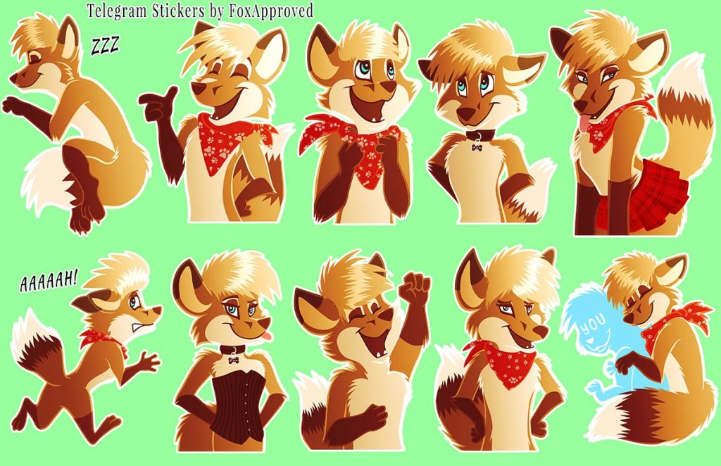 10 + Best Furry Telegram Stickers | Add Directly to Your Telegram Account