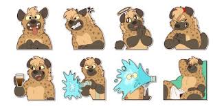 spotted Hyena stickers