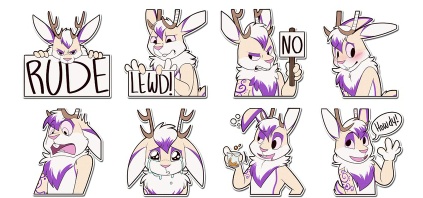 Percy stickers telegram