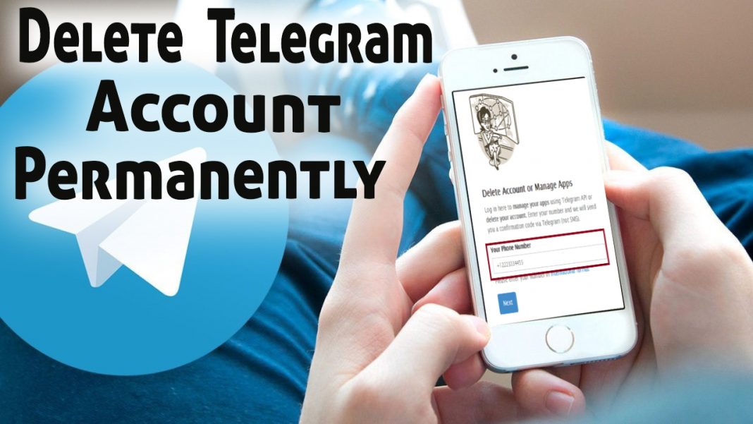 telegram delete account