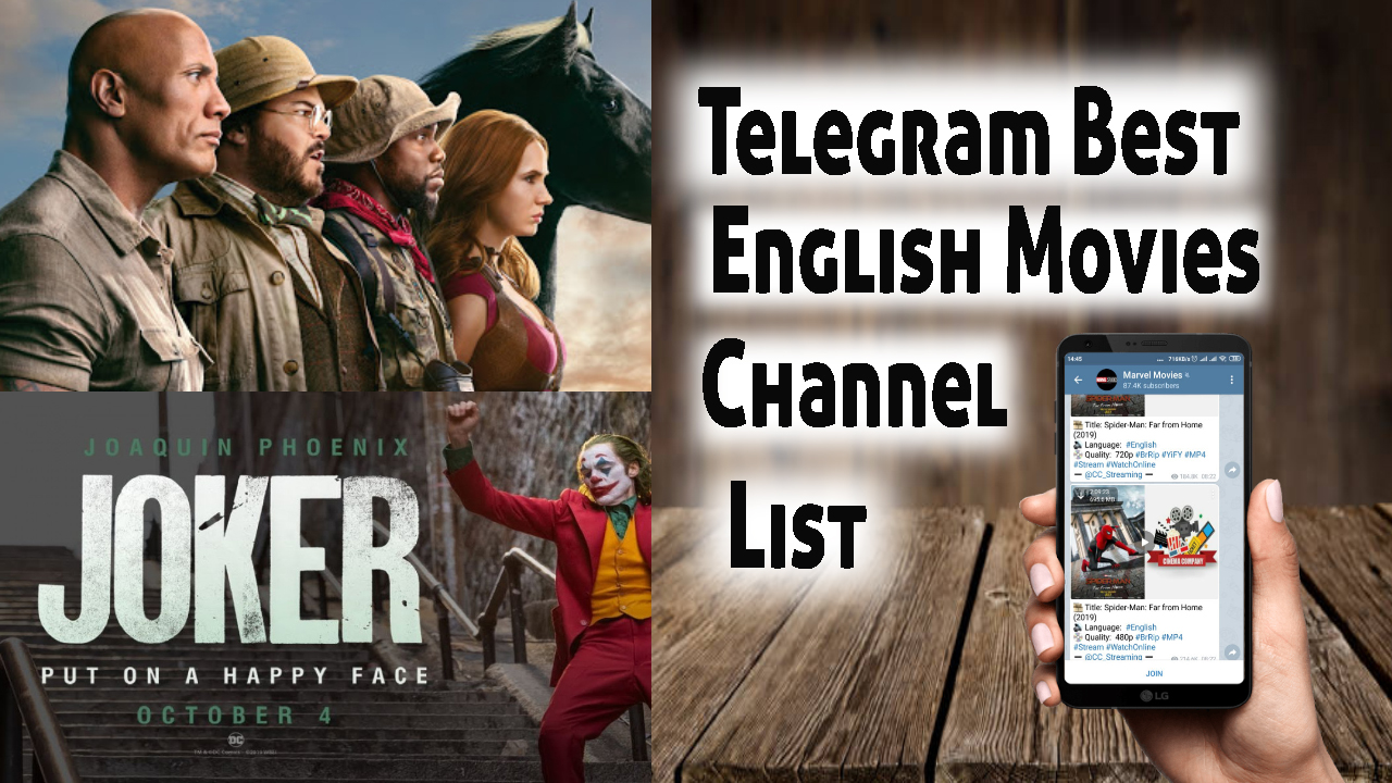 Best english Movies channels on Telegram