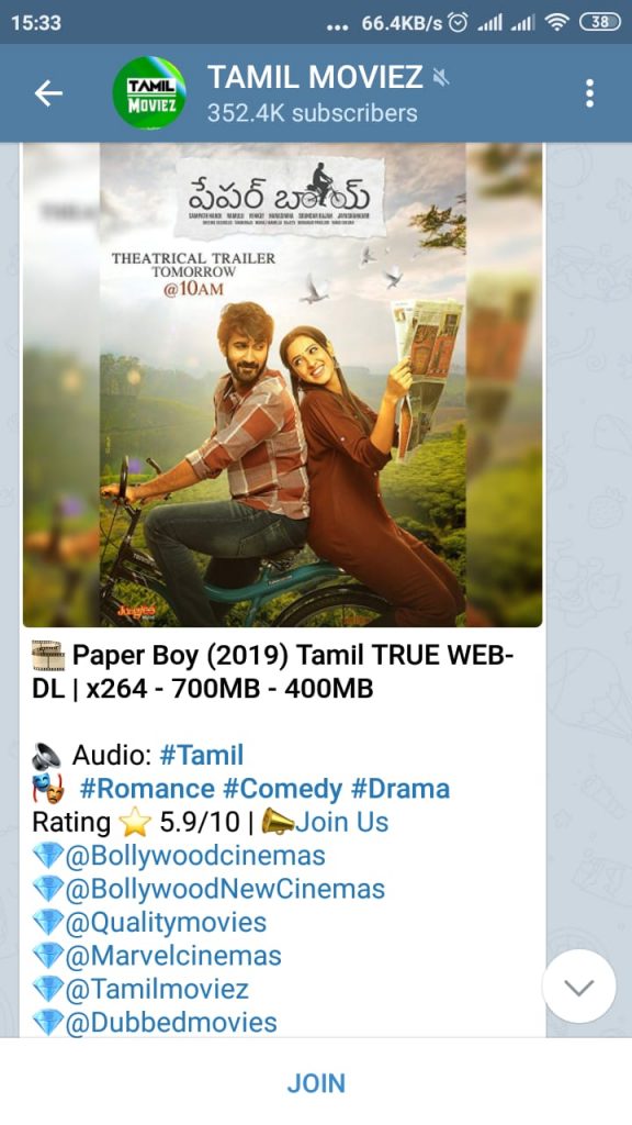 Best Telegram Tamil Movie Channel Telegram Channels Groups