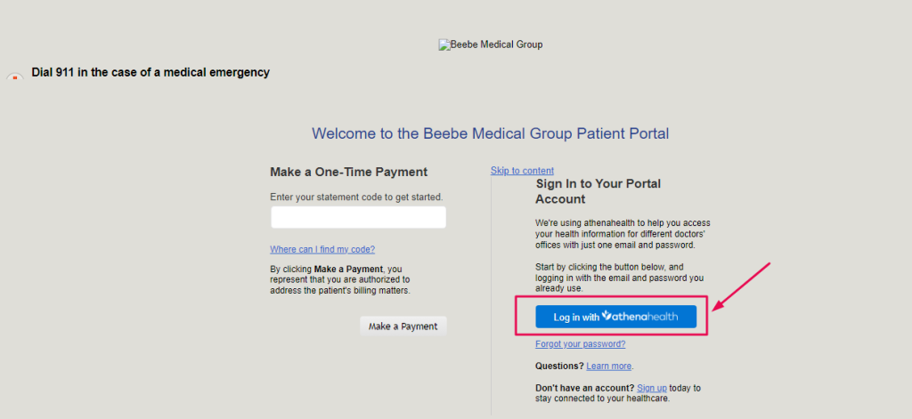 Beene Health Care Patient Portal