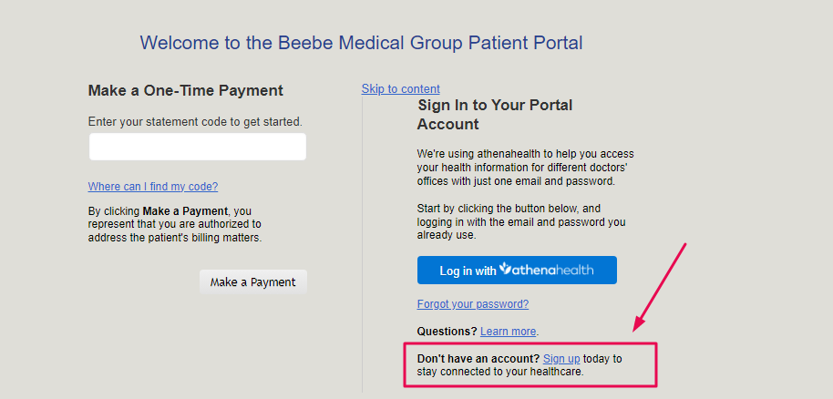 Beene Health Care Patient Portal