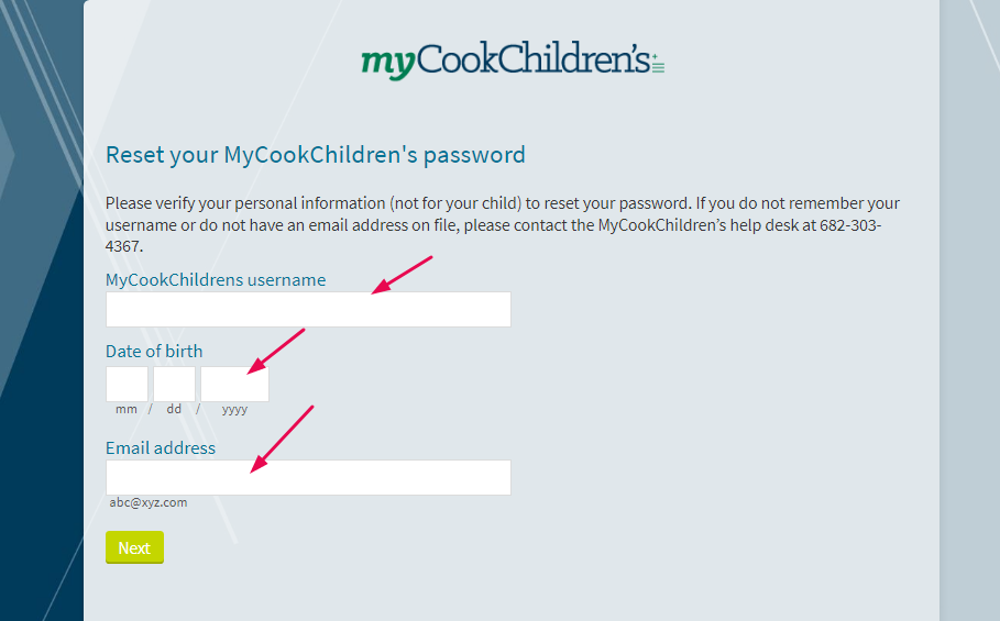 Cooks Children's Patient Portal