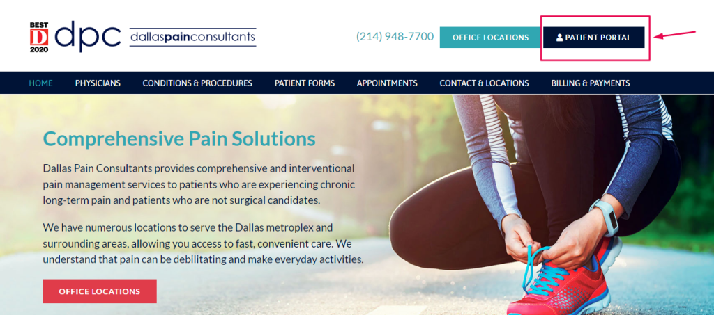 Dallas Pain Consultants Patient Portal