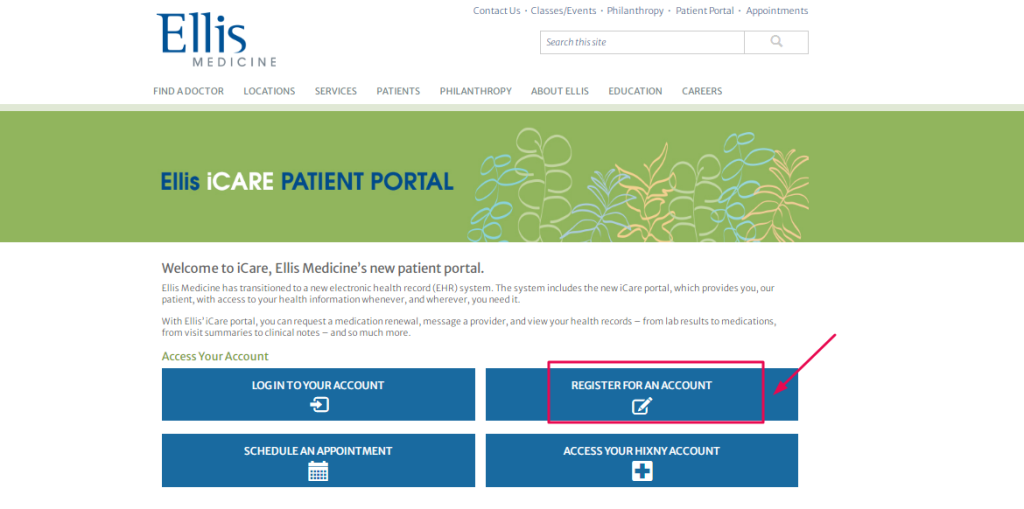 Ellis Hospital Patient Portal