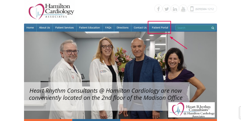 Hamilton Cardiology Patient Portal