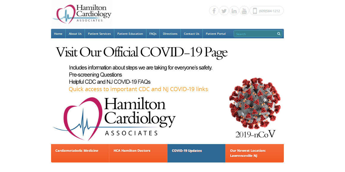 Hamilton Cardiology Patient Portal