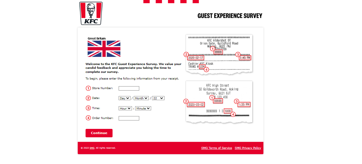 KFC Great Britain Guest Experience