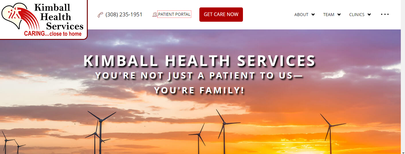 Kimball Health Services Patient Portal