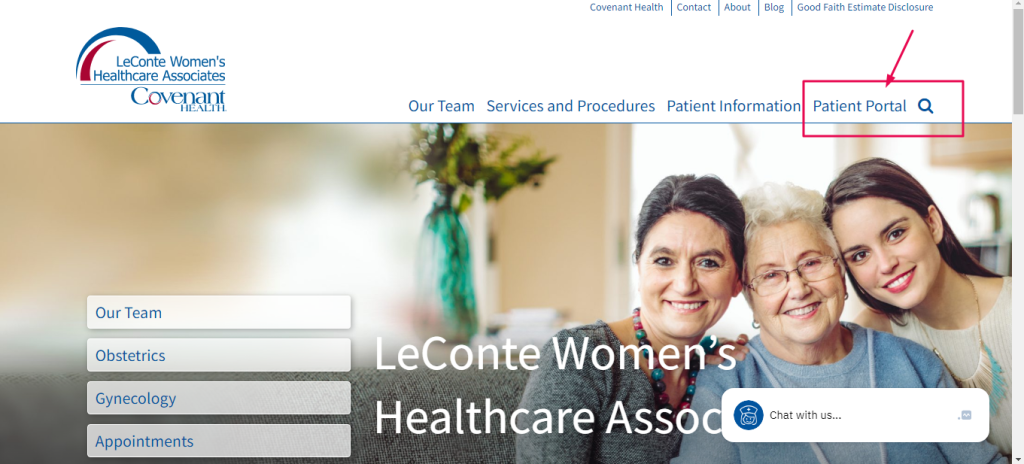 Leconte Women's Center Patient Portal 
