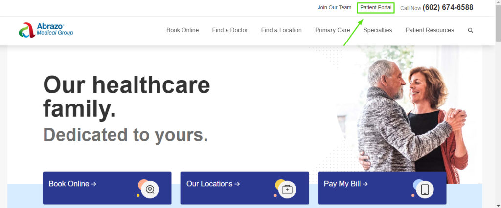 Abrazo Medical group Patient Portal