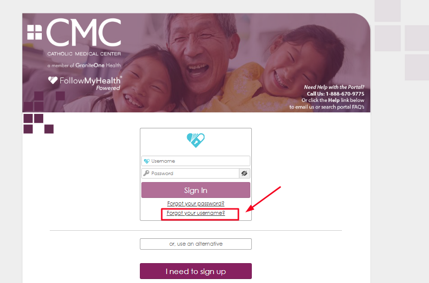 Catholic Medical Center Patient Portal