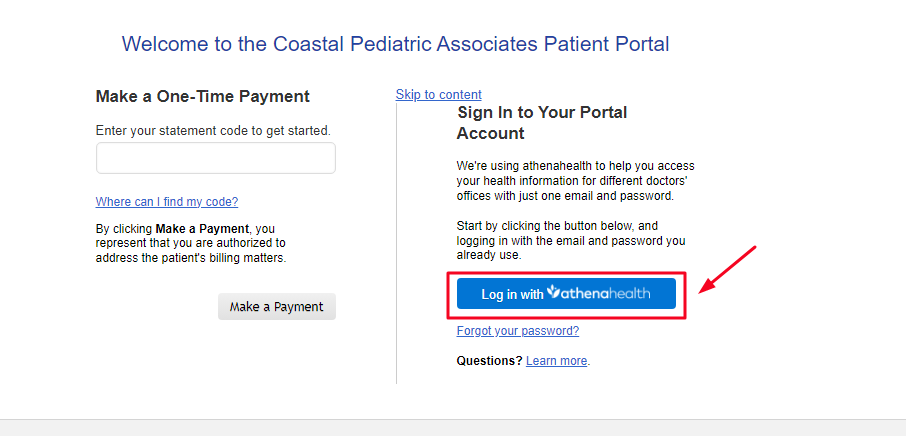 Coastal Pediatrics Patient Portal