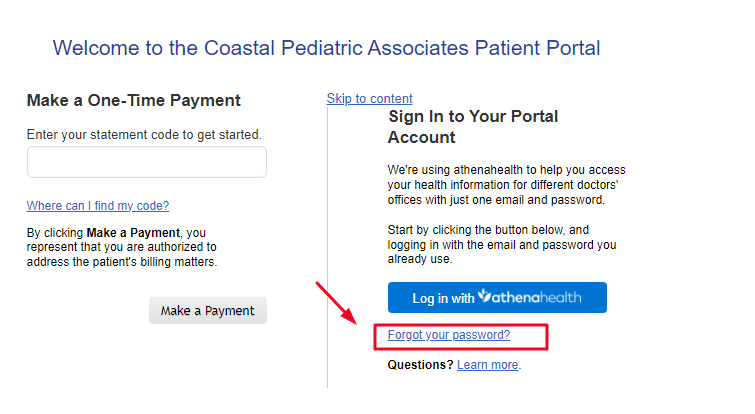 Coastal Pediatrics Patient Portal