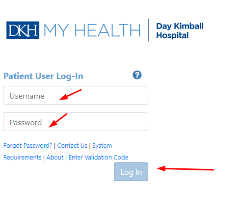 Day Kimball Hospital Patient Portal