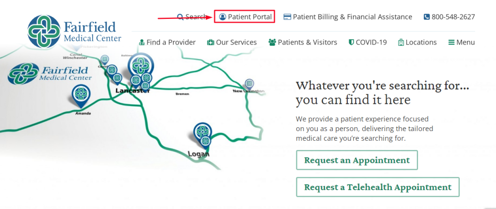 Fairfield Medical Center's Patient Portal