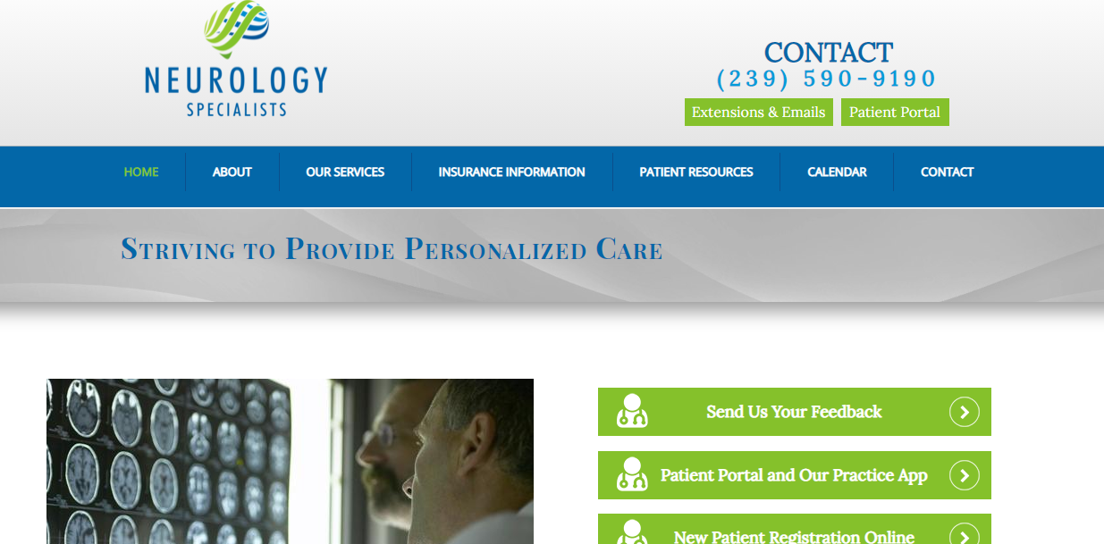 Neurology Specialists Patient Portal