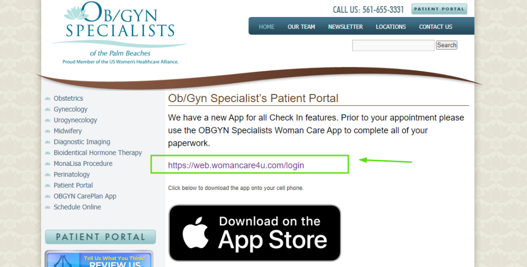 Obgyn Specialists Patient Portal
