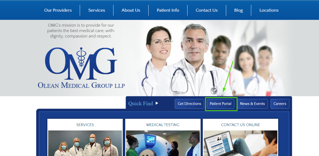 Olean Medical Group Patient Portal