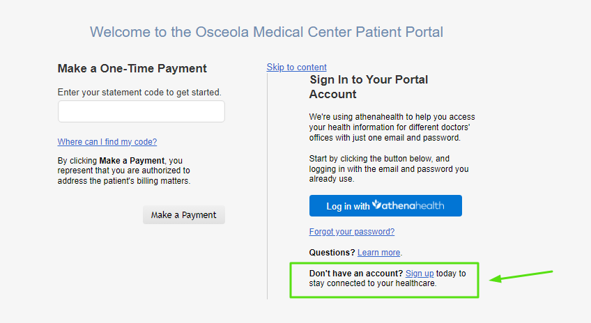 Osceola Medical Center Patient Portal 