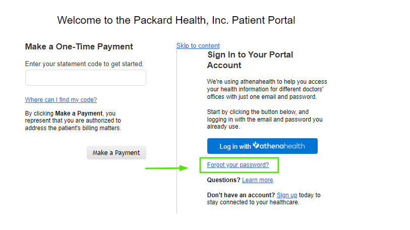 Packard Health Patient Portal