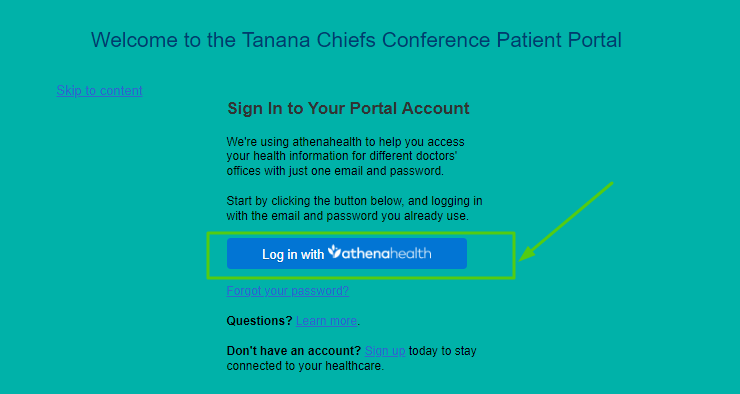 Tanana Chiefs Conference Patient Portal