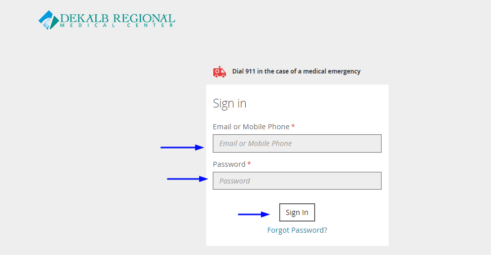 DeKalb Regional Medical Center Patient Portal
