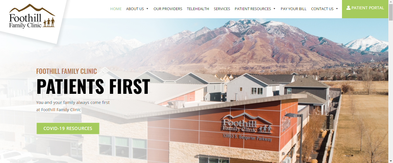 Foothill Clinic Patient Portal