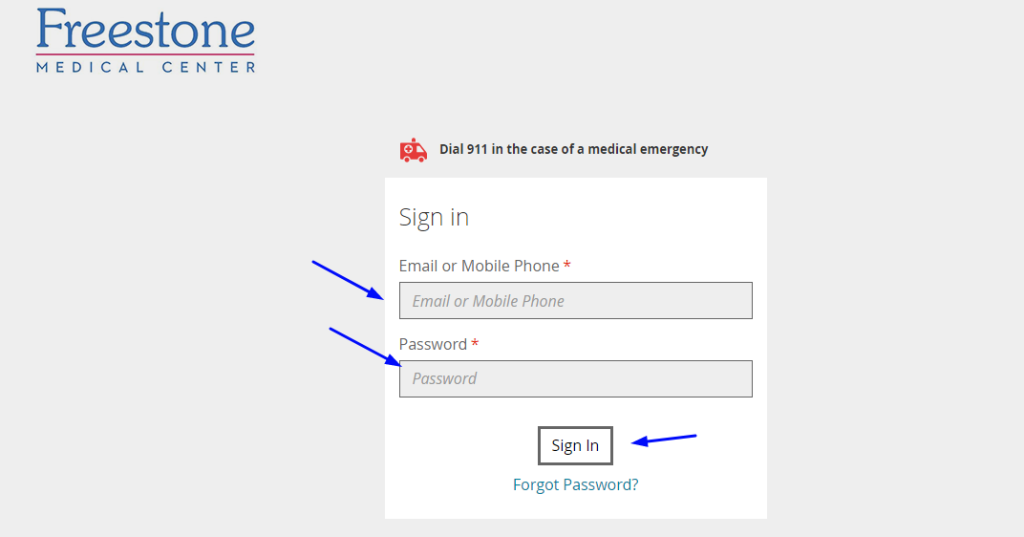Freestone Medical Center Patient Portal