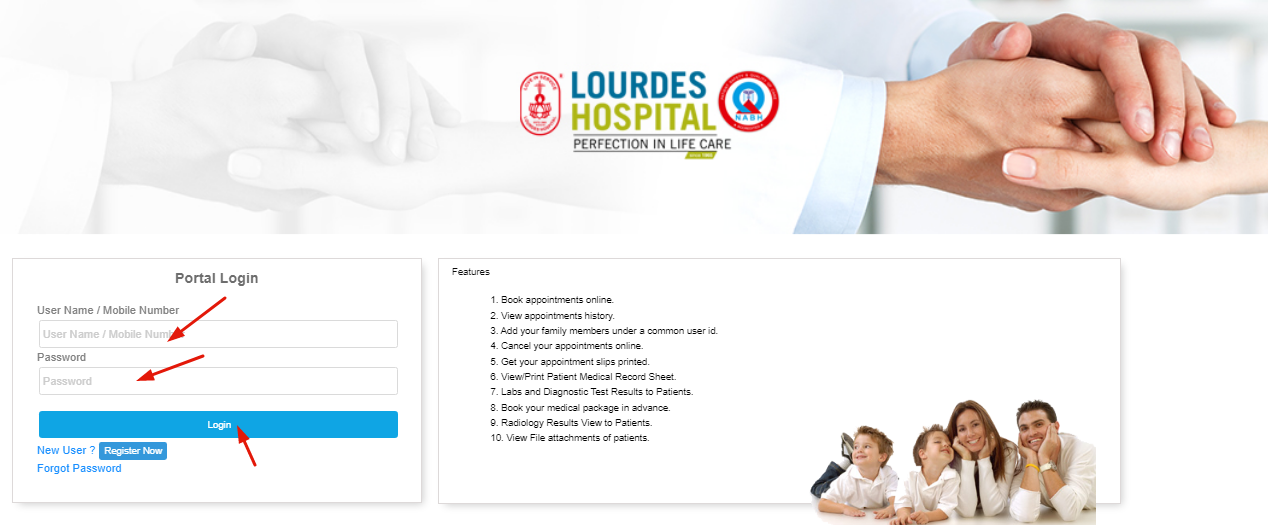 Lourdes Hospital Patient Portal Lourdeshospital.in Telegram Channels