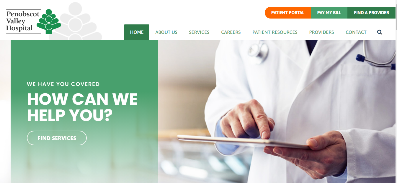 Penobscot Valley Hospital Patient Portal