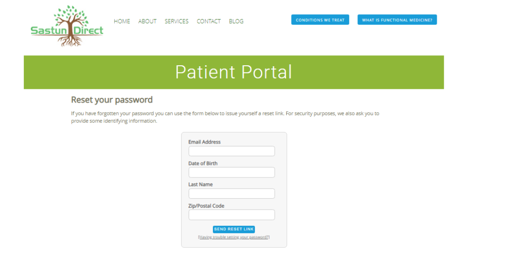 Sastun Center Patient Portal
