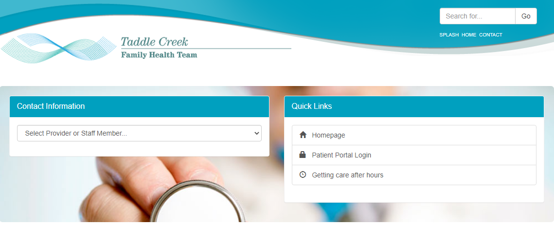 Taddle Creek Patient Portal
