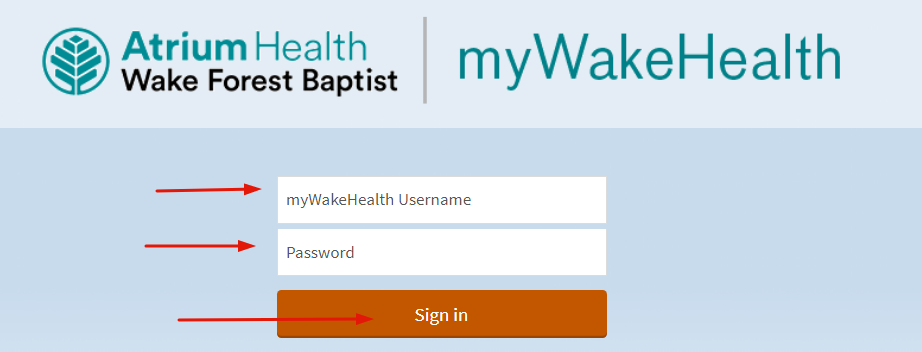 myWakeHealth Patient Portal