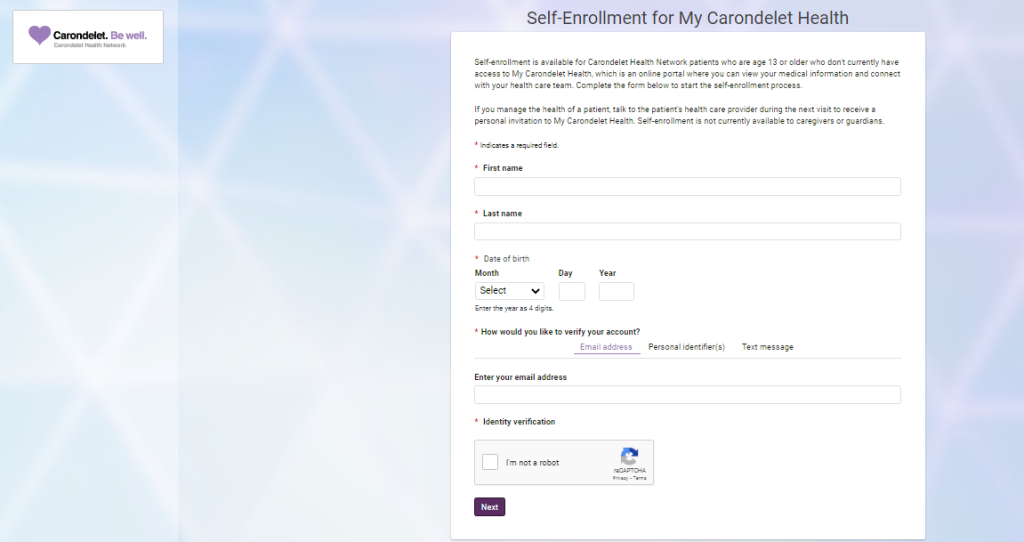 Carondelet Patient Portal