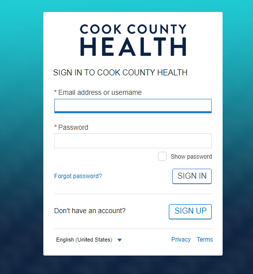 Cook County Hospital Patient Portal 