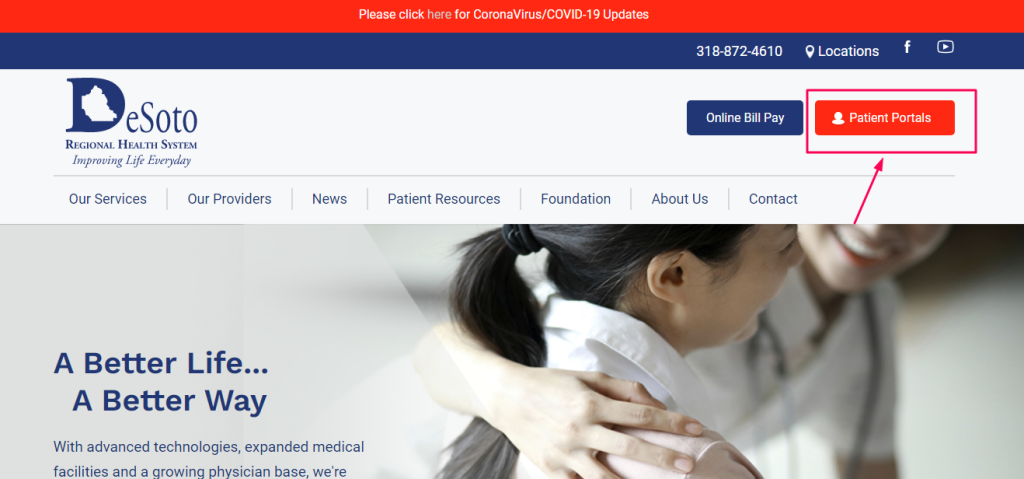 DeSoto Regional Health System Patient Portal