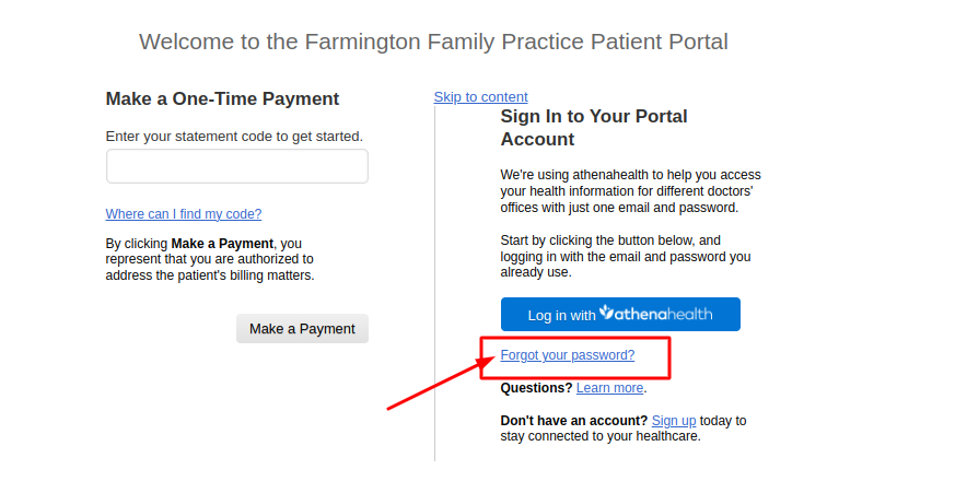 Farmington Family Practice Patient Portal