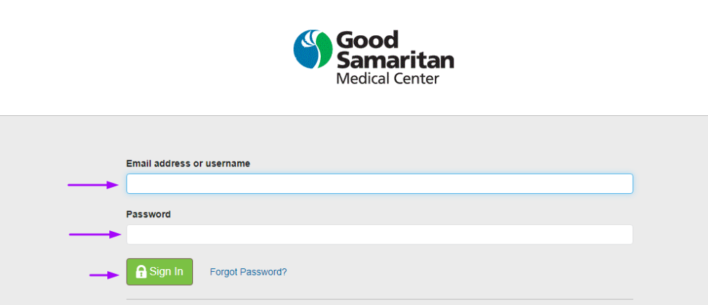Good Samaritan Patient Portal Login
