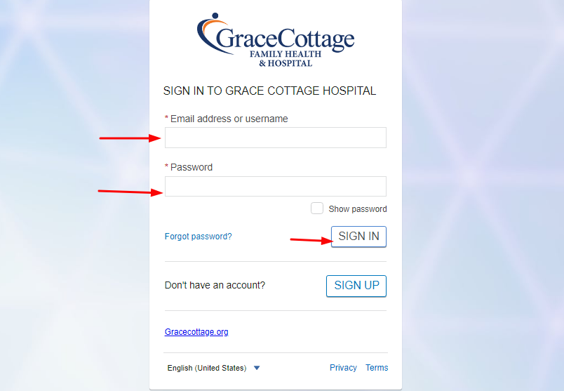 Grace Cottage Patient Portal 