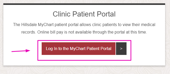 Hillsdale Clinic Patient Portal Login
