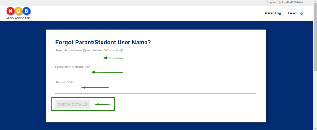 MyClassBoard Parent Portal