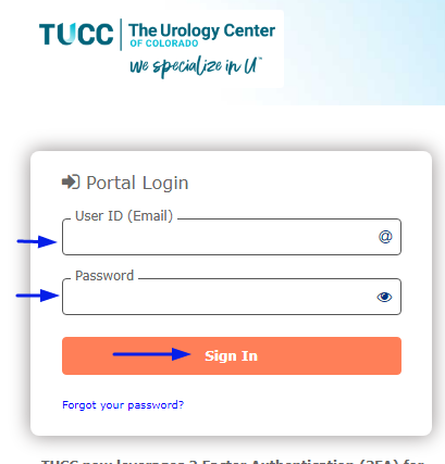 TUCC Patient Portal