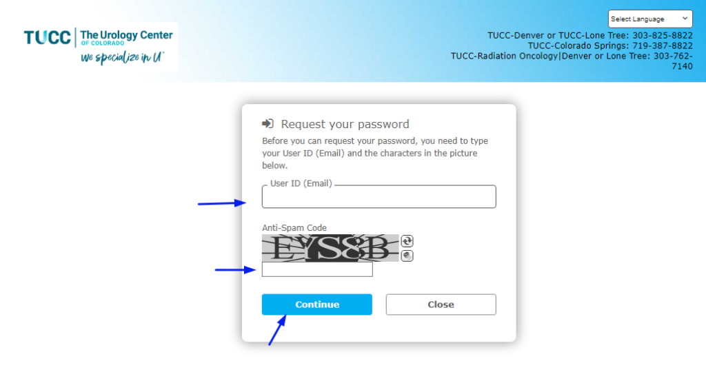 TUCC Patient Portal