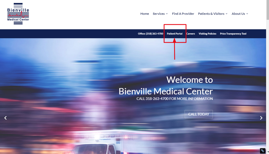 Bienville Medical Center Patient Portal