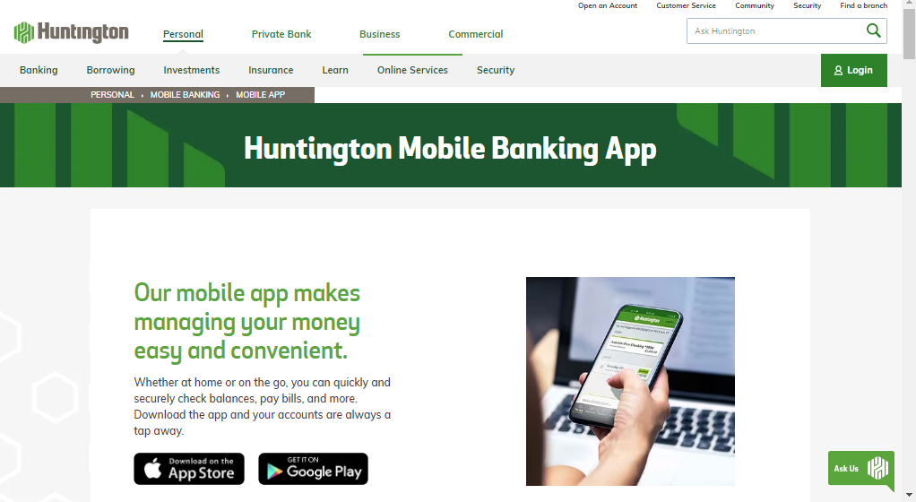 Huntington Bank Login