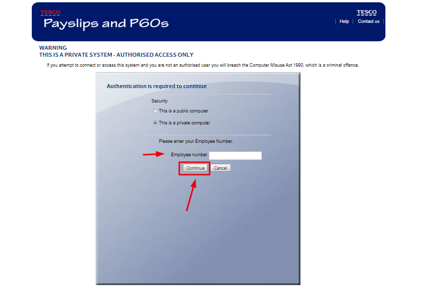 New Tesco Payslip View Online Login