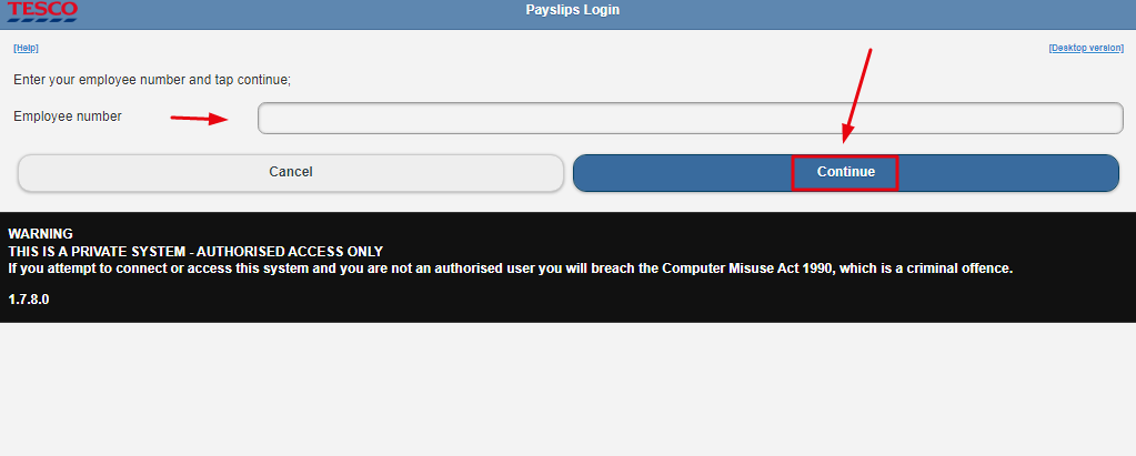 New Tesco Payslip View Online Login